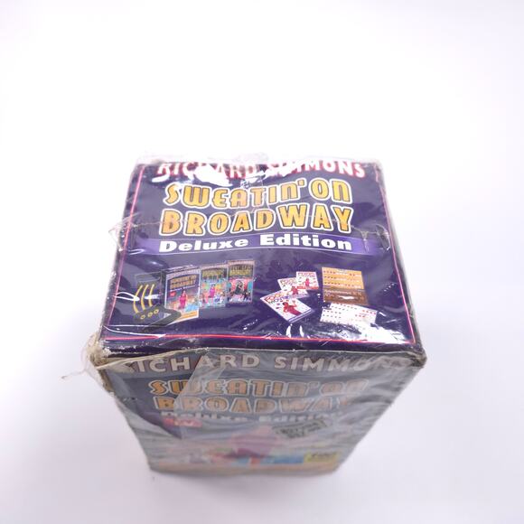 Sealed Richard Simmons Sweatin' On Broadway Deluxe Edition VHS Workout Set - Picture 6 of 7
